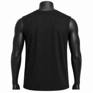 Camiseta sin Mangas con Diseño Personalizado para Hombre, Estilo Hip Hop Urbano, Camiseta Deportiva de Algodón, Moda Urbana, Venta al Por Mayor OEM - Product Image 2