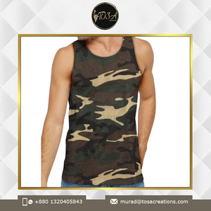 Precio de mercado conveniente 100% calidad genuina algodón poliéster Anti-encogimiento cómodo verano desgaste camiseta sin mangas Sando camiseta para hombres - Product Image 3