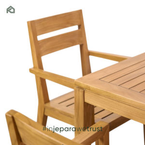 <b>Garden</b> Dining <b>Set</b> Furniture Outdoor Table and Chair Furniture Solid Teak <b>Wood</b> Outdoor Furniture <b>Garden</b> Teak Table and Chair <b>Set</b> - Product Image 4