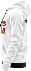 Pull-over à capuche personnalisé pour jeunes Nom et numéro d'équipe cousus personnalisés Fabricant de vêtements de sport et de loisirs en molleton de coton Exportateur - Product Image 5