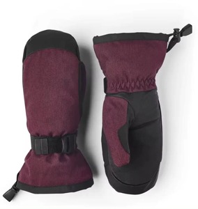 Guantes de esquí de invierno para hombre de la mejor calidad, de cuero resistente al viento e impermeable, cálidos, a prueba de viento, tarifa barata de alta calidad - Product Image 1