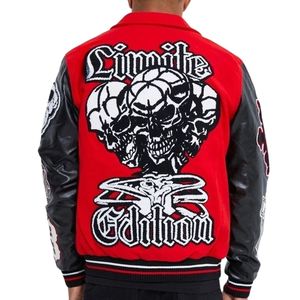 Rainbow Touches Streetwear chaqueta de gran tamaño de talla grande chaqueta de béisbol bordada con letras personalizadas chaqueta Varsity para hombre al por mayor - Product Image 2