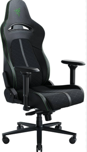 Silla Ergonómica ISKURR V2 X de Calidad Premium con Tela Multicapa Negra/Verde y Soporte Lumbar Adaptativo - Product Image 2