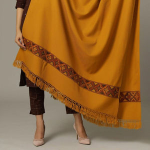 OEM Services High Quality Women Winter <b>Shawls</b> / Custom <b>Embroidered</b> Logo New Arrival Made Women <b>Shawls</b> - Product Image 5