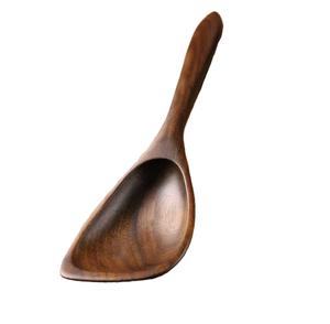 Cucharas de Madera Pequeñas de Diseño Único, Mini Cucharas de Madera para Servir, con Grabado Personalizado de Logotipo, para Té, Café y Sopa - Product Image 1