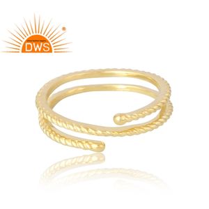 แหวนชุบทอง18K 925เงินสเตอร์ลิงเครื่องประดับชั้นดีสำหรับผู้หญิงของขวัญสำหรับผู้หญิง - Product Image 2