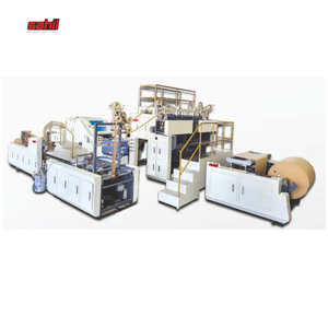 Máquina de bolsas de papel de fondo cuadrado con mango de cuerda trenzada completamente automática india de alta velocidad - Product Image 4