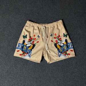 กางเกงขาสั้นผู้ชายสไตล์อเมริกันกางเกงใส่ด้านนอกแห้งเร็วระบายอากาศได้ดีใส่ในฤดูร้อนกางเกงลำลองทุกแบบขาสั้นทรงหลวม - Product Image 4