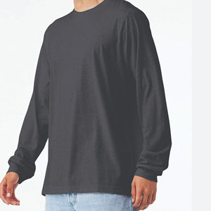 T-shirts de base T-shirts pour hommes personnalisés T-shirts surdimensionnés à manches longues T-shirts pour hommes vente en gros Fournisseur de t-shirts à manches longues Fabrication OEM - Product Image 3