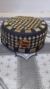 New Arrival Men's Tupi Topi Prayer <b>Cap</b> Muslim <b>Hat</b> in Embroidered Daily Outdoor Use Exported Bangladesh All Seasons - Product Image 4