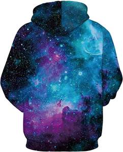 Sudadera con Capucha Corta de Invierno Personalizada, Bordada, Estilo Urbano, Hombros Caídos, Lisa, Extra Grande, Desgastada, para Hombre, con Bolsillo - Product Image 2