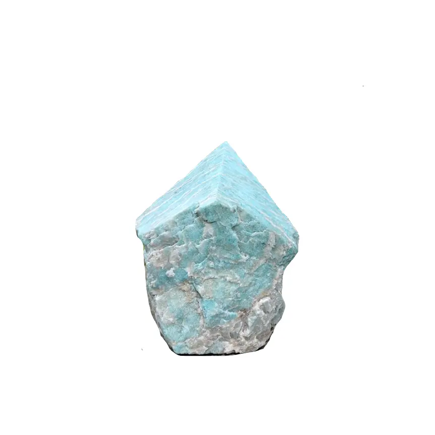 Natural Amazonite Point Cut Base Crystal Point healing natural beauty is a perfect home or office decoration master piece