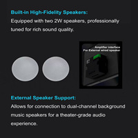 Tuya - Gateway Inteligente Zigbee de 8 Pulgadas, Compatible con Alexa, Control por Voz Multifuncional para el Hogar, Sistema Operativo Android, Pantalla IPS de Plástico, Batería, Wi-Fi
