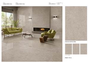 Carreaux de porcelaine émaillés numériques antidérapants de haute qualité 1200x1800mm pour intérieurs modernes d'appartements et d'écoles - Product Image 2