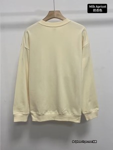 Drop sholder Hommes 100% Coton Oversized Crew Neck Autumn Loose Fit Terry Tops Customized Casual Hooded Sweatshirts - Product Image 6