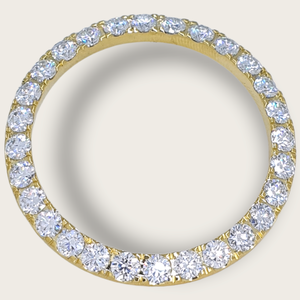 Người Đàn Ông Sang Trọng Của Tự Động Phòng Thí Nghiệm Phát triển Kim Cương Đồng Hồ Vàng Bạc Tuyên Bố Bezel Thiết lập Tùy Chỉnh Quay Số Và Thép Trường Hợp - Product Image 1