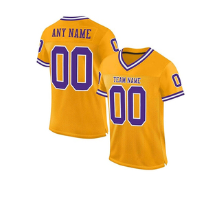 Nouveau design de maillot de football américain personnalisé pour hommes, taille plus, respirant et à séchage rapide, maillot de football pour équipe - Product Image 3