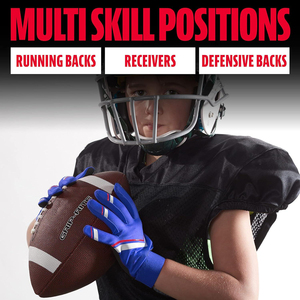 Meilleur Design Confortable Durable Récepteur Football Américain Gants de Sport Séchage Rapide Gants d'Entraînement Logo Personnalisé Poignées pour - Product Image 5