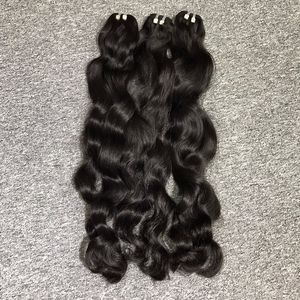 Venta al por mayor 100% de pelo virgen de alta calidad de onda natural para gran almacenamiento de color claro vietnamita extensiones de cabello crudo de colores - Product Image 4