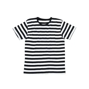 T-shirt rayé personnalisé pour homme pour la promotion de produits - Product Image 3