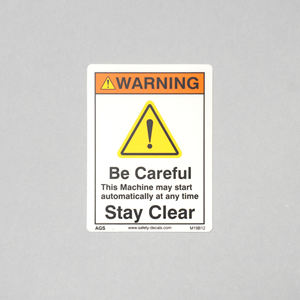 Etiqueta de Advertencia de Seguridad, Precaución, Manténgase Alejado, Impermeable, Resistente a los Arañazos y al Calor, Adhesivo 3M, Etiquetas de Embalaje - Product Image 2