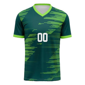 Fournisseur en gros Nouveau design Vêtements de sport Maillot de football Haute qualité Motif personnalisé Service OEM Séchage rapide 100% - Product Image 2