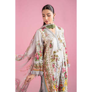 Colección Eid Primavera/Verano 2025 de Maria B, MPT-2605-B TC-1273, Blusa de Chifón para Uso Diario - Product Image 4