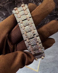 นาฬิกาข้อมือผู้ชายสุดหรู สแตนเลสสตีล เครื่อง Miyota กลไกอัตโนมัติ หน้าปัดกระจกโมอิสซาไนต์ ดีไซน์หรูหรา รุ่นลิมิเต็ดอิดิชั่น - Product Image 5