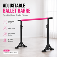 Barre de danse portable BNcompany pour studio à domicile, réglable, avec cadre métallique, écologique, capacité de 5 à 10 kg