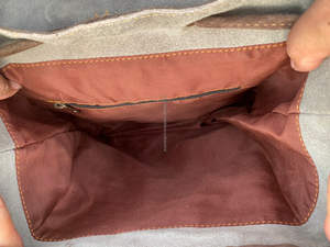 มาใหม่ล่าสุดBohoหนังนิ่มกระเป๋าเป้สะพายหลังผู้หญิงขอบพู่กระเป๋าเป้สะพายหลังหนังตะวันตกVINTAGEสไตล์กระเป๋าเป้สะพายหลังขนาดใหญ่ - Product Image 6