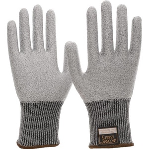 Taeki Size 8 Grey Cut-Resistant Gloves EN 388 & EN 407 PPE Category II Disposable 10-Pairs Pack NITRAS Brand - Product Image 1