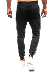 กางเกงวอร์มผ้าคอตตอน100% สำหรับฝึกซ้อมกางเกงเอวยางยืดมีกระเป๋าข้างและเอวยางยืดสำหรับนักกีฬา - Product Image 3