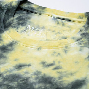 Venta caliente camiseta transpirable camiseta hombres ropa de calle cómoda camisetas precio al por mayor Tie Dye camiseta - Product Image 5