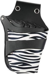 Étui Premium pour Ciseaux de Coiffure, Pochette de Coiffure, Étui pour Ciseaux de Barbier, Sac de Kit de Ciseaux de Salon de Coiffure, couleur zèbre noir. - Product Image 4