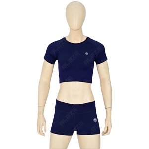 Custom Logo Activewear Women Gym Fitness <b>Sets</b> Workout Wear Crop <b>Top</b> Yoga Shorts Two Piece Sports Elastic Waist Yoga <b>Leggings</b> - Product Image 1