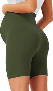 Short de maternité respirant, moulant, coupe slim, haute qualité, sans couture, avec ceinture élastique, pour le cyclisme et les activités de plein air, sexy - Product Image 5