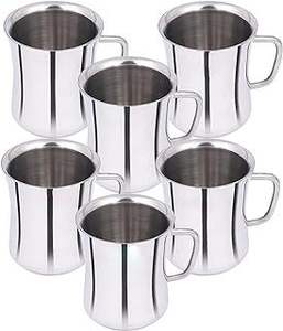 Taza de acero inoxidable de nuevo diseño para uso en vasos y taza de acero inoxidable pulido brillante hecho a mano a bajo precio - Product Image 2