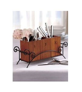 Support de rangement de couverts de cuisine design antique porte-couverts en bois de haute qualité pour support de rangement de couverts de vaisselle - Product Image 2
