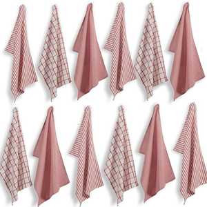 Serviettes de cuisine jetables en coton de qualité supérieure, tissage gaufré, séchage rapide, écologiques et serviettes à thé en coton lin vierges pour impression - Product Image 4