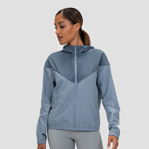 Veste coupe-vent en polaire réversible pour femme, veste coupe-vent basique unie pour la saison hivernale, coupe-vent pour femme - Product Image 1
