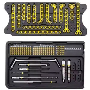Superventas Durable CE certificado Mini fragmentos 2,7mm placa de bloqueo de acero inoxidable conjunto de instrumentos ortopédicos quirúrgicos - Product Image 1