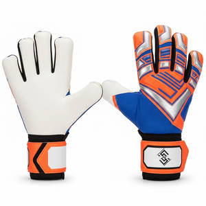 Guantes de Portero de Látex de Alta Calidad, Talla Grande, Antideslizantes, con Cierre de Velcro, Hechos en Pakistán para Uso Deportivo - Product Image 1