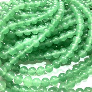 ลูกปัดหยกควอตซ์สีเขียวธรรมชาติขนาด 8 มม. คุณภาพสูง ขายส่ง พร้อมใบรับรอง IGI ราคาโรงงานแฟชั่นชานแนล - Product Image 5