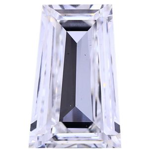 Baguette conique 3 carats F VS2 Diamant de laboratoire certifié IGI, taille baguette conique - Product Image 2