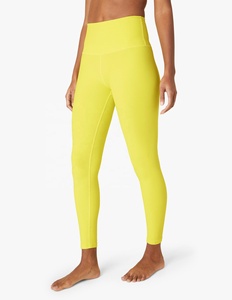 Legging en soie taille haute personnalisable pour femmes respirant tricoté sport Fitness Stretch Jogging athlétique Yoga pantalon décontracté Fitness - Product Image 6