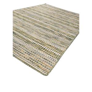 พรมทอแบบเรียบลายทาง Abrash ADWV-13058 ทำจากขนสัตว์และวิสโคส สำหรับใช้ในบ้าน - Product Image 2