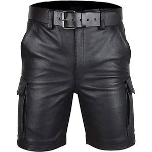 Los más nuevos hombres usan baloncesto pantalones cortos de cuero para hombres deportes casuales pantalones cortos de malla transpirable para hombres usan pantalones cortos - Product Image 1