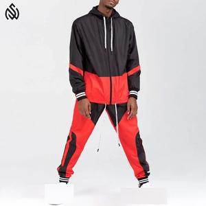 Men Clothing Custom 100%Polyester Zip up Jackets <b>Track</b> <b>Pants</b> Streetwear <b>Vintage</b> Sweat Suits Windbreaker Tracksuit - Product Image 4