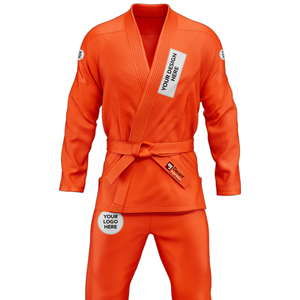 Uniforme de Jiu Jitsu Unisex Ligero de Algodón de Alta Calidad, Talla Personalizada, para Entrenamiento y Competencia, Ropa de Artes Marciales - Product Image 4