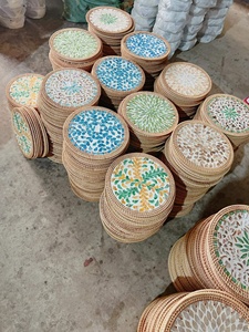 แผ่นรองจานหวายธรรมชาติเป็นมิตรต่อสิ่งแวดล้อมหัตถกรรมจากเวียดนาม - Product Image 5